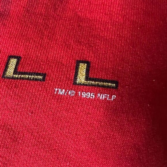 VTG 1995 49ers Crewneck USA XL - Picture 3 of 5